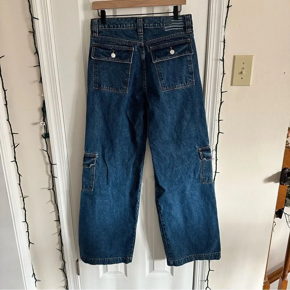 Revice The Baja Cargo Ultra Blue Women’s Size 28 NWT - Picture 8 of 12